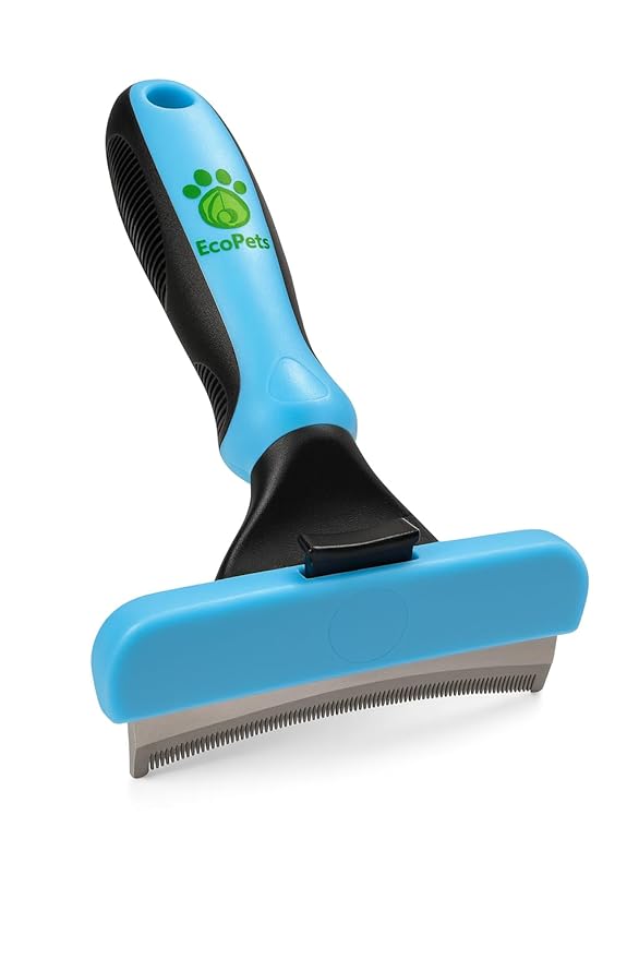 Large Pet Grooming Brush - Deshedding Dematting Tool, Undercoat Deshedding for Dogs &amp; Cats, Extra-Wide and Curved Grooming Brush &amp; Deshedder Comb for Long Hair, Reduces Shedding