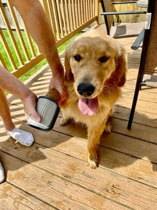 Paw Scrubber for Dogs - Muddy Paw Cleaner - Dog Foot Washer, One Size Fits All, Gentle Silicone- Dog Foot Cleaner Paw Washer Suitable for All Breeds &amp; Sizes