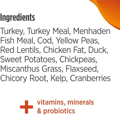 Nulo Freestyle High Protein Cat &amp; Kitten Food, Turkey &amp; Duck Recipe - Natural Grain-Free Dry Cat Food with Omega Fatty Acids &amp; Probiotics, 4 lb Bag