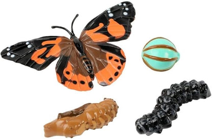Insect Lore Bug Camp Bundle | Butterfly Kit with 1 Cup Live Caterpillars | Ladybug Land with 1 Tube Live Larvae | Ant Mountain with 1 Tube Live Western Harvester Ants | Life Cycle Figurines &amp; More