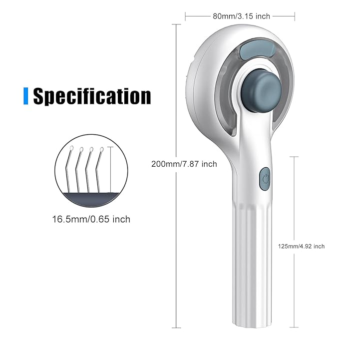 Cat Steam Brush for Indoor Cats – 3-in-1 Grooming Tool with Water Spray, Self-Cleaning Hair Comb for Long &amp; Short Haired Cats and Dogs