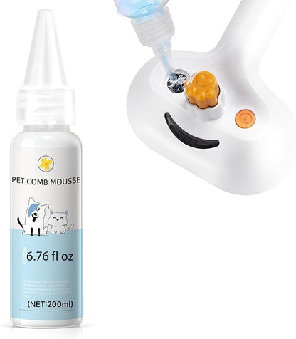 Pet Steam Brush Spray Refill for Dogs &amp; Cats – Concentrated Waterless Shampoo, 3-in-1 Grooming Spray Comb Mist, 1*Shampoo(Steam Brush not Included)