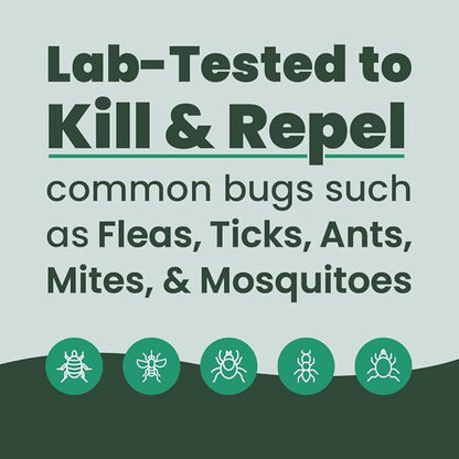 Cedarcide Extra- Strength Tickshield | Deep Woods Cedar Oil Tick &amp; Mosquito Repellent Spray Kills &amp; Repels Ticks, Fleas, Chiggers and Mosquitoes| For People &amp; Pets | Natural Essential Oils | Quart