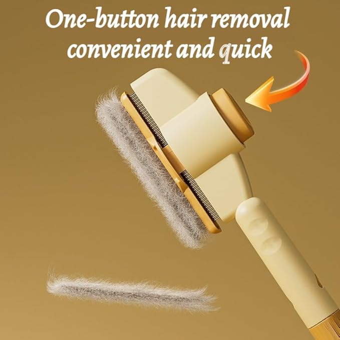 2 Pcs Brush for Cats, brush Cat Comb, Avatore brushs-Removes Fur &amp; Relieves Pain, Upgrade Dog and Cat Hair Removal with Release Button, Multi-function Grooming Brushs for Short&amp;Long Cats