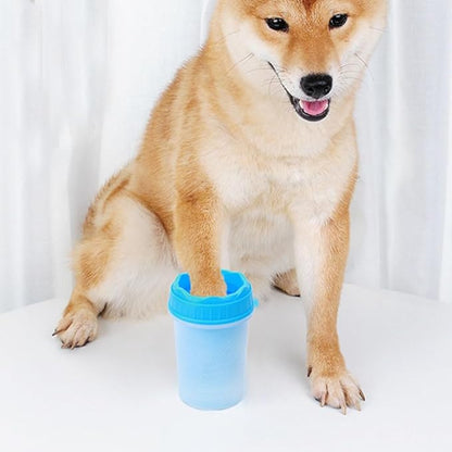 Dog Paw Cleaner Cup - Silicone Bristle Pet Paw Washer for Small, Medium, and Large Dogs &amp; Cats | Easy-to-Use, Mess-Free Paw Cleaning Tool for Muddy Paws