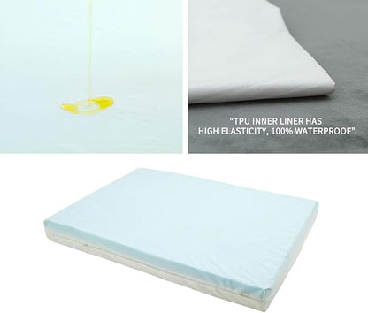 GOHOO Jumbo Dog Bed for Large Dogs, Orthopedic Memory Foam with Cooling Gel &amp; Waterproof Lining