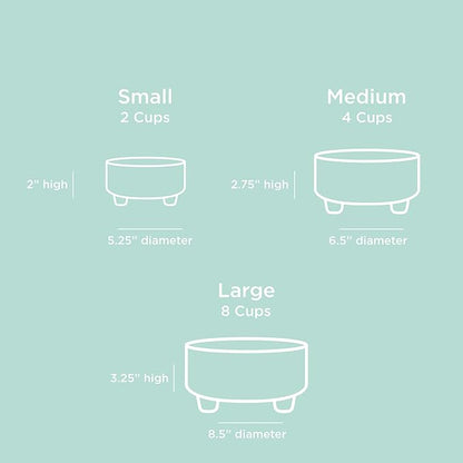 Waggo Uplift Ceramic Dog Bowl for Small Medium and Large Breeds - Heavyweight and Durable Pet Food and Water Dish Crock, Dishwasher Safe, Modern, Elevated Feeder (Teracotta, Large)