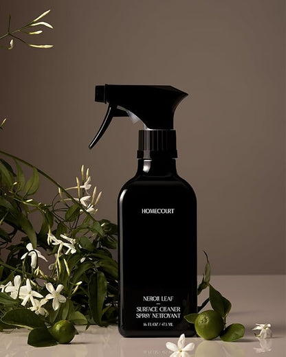 Homecourt All-Purpose Surface Cleaner Spray, Lifts Away Dirt, Smudges &amp; Grease, For Bathroom, Kitchen &amp; more, Clean Formula, Neroli Leaf, 16 fl oz