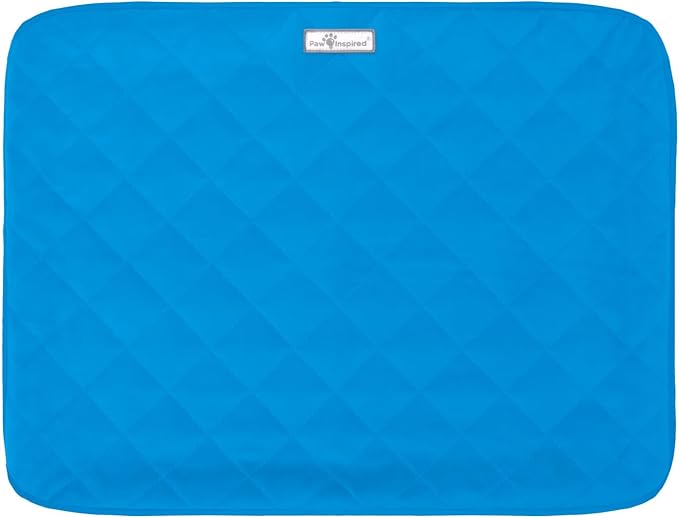 Paw Inspired Fitted Fleece Liner for Ferret Nation, Critter Nation Cage for Ferrets, Rats, Chinchillas, Hedgehogs &amp; Other Small Animals (Blue, Shelf Liner)