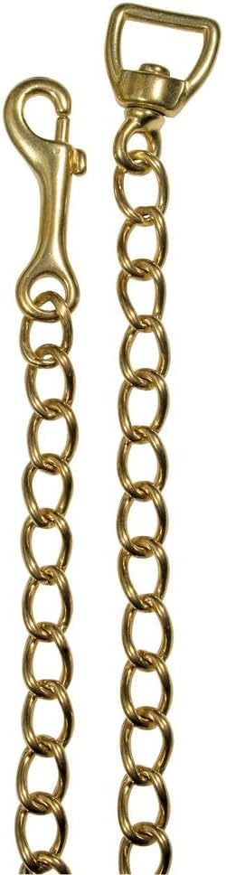 Schneiders Heavy Duty Solid Brass Chain for Horses | Convert Ropes &amp; Lunge Lines into Effective Training Aids | Rust-Resistant, Hand-Welded Design