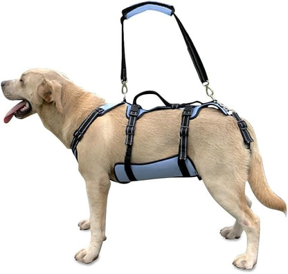 Coodeo Dog Lift Harness, Full Body Support &amp; Recovery Sling, Pet Rehabilitation Lifts Vest for Old Dog with Arthritis Walk(Bule,L)