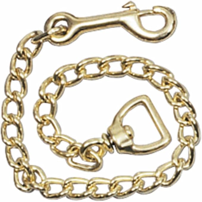 Schneiders Heavy Duty Solid Brass Chain for Horses | Convert Ropes &amp; Lunge Lines into Effective Training Aids | Rust-Resistant, Hand-Welded Design