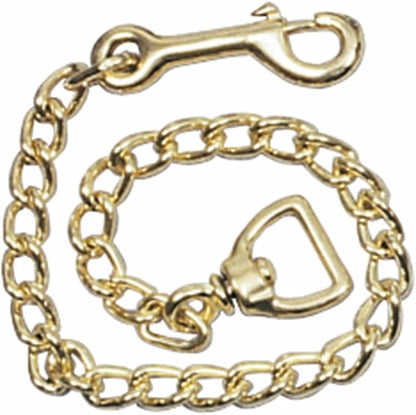 Schneiders Heavy Duty Solid Brass Chain for Horses | Convert Ropes &amp; Lunge Lines into Effective Training Aids | Rust-Resistant, Hand-Welded Design