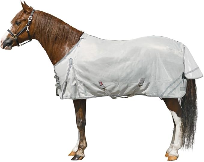 Schneiders Soft Interlock Mesh II Horse Fly Sheets | Superior UV &amp; Insect Protection | Versatile Euro Fit Option | Reflective Safety Design