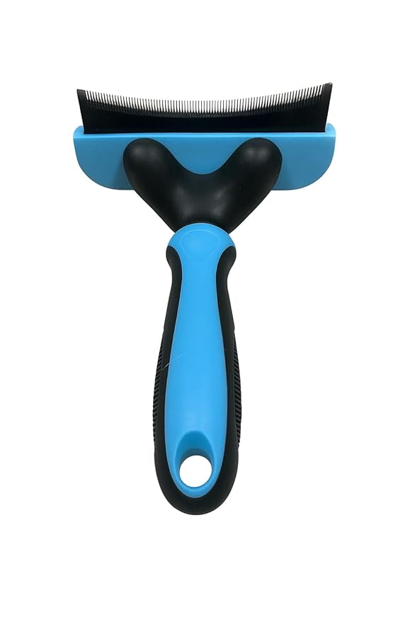 Large Pet Grooming Brush - Deshedding Dematting Tool, Undercoat Deshedding for Dogs &amp; Cats, Extra-Wide and Curved Grooming Brush &amp; Deshedder Comb for Long Hair, Reduces Shedding