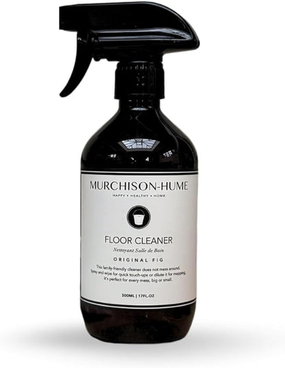 Murchison-Hume Natural Floor Cleaner Spray – Pet-Friendly, Non-Toxic, Plant-Based Formula for Hardwood, Tile &amp; Laminate – Streak-Free Shine, Fresh Scent – 17oz Bottle-Original Fig