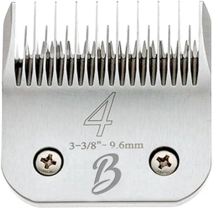 Detachable A Series 4 Blade Dog Grooming Skip Tooth Cuts Length 3 3/8" - 9.6mm Japanese High Carbon Steel Dog Grooming Blade Supplies | Detachable Blade Clippers (Compatible A5 Series(B4)