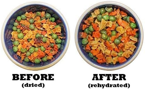 Exotic Nutrition Veggie Blend - Healthy Natural Mixed Dried Vegetable Treat - Sweet Potatoes, Carrots, Peas - for Degus, Chinchillas, Sugar Gliders, Hedgehogs, Guinea Pigs &amp; Small Pets… (3 Pound)