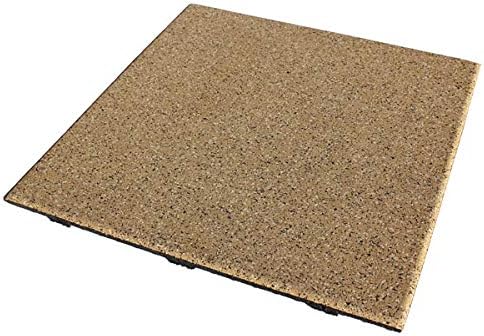 American Floor Mats - Extreme Rubber Gym Tiles - 1 Inch Thick Colorful Rubber Gym Tiles - Superior Shock and Sound Absorbing Tiles - 35% Blue/Grey/White 10 Tile Pack (Covers 40 Sq Ft)