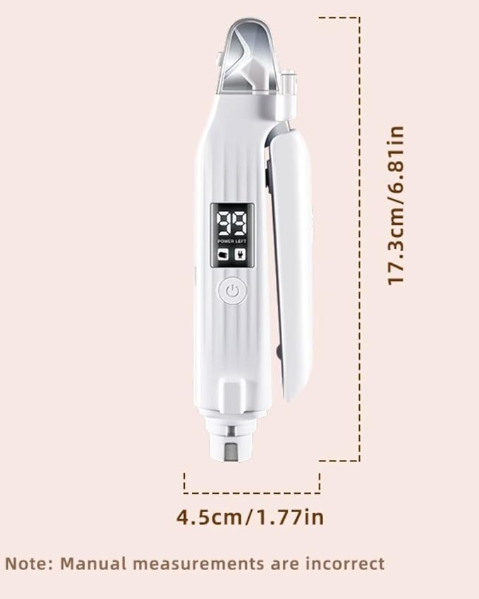 2-in-1 Dog Nail Trimmers &amp; Dog Nail Grinder with 2 LED Lights, USB Rechargeable, Cat Nail Clipper with Splash Guard, and Multiple Grinding Methods for Small, Medium, and Large Dogs &amp; Cats