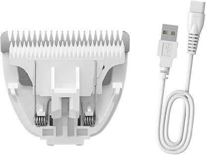 Blade Replacement &amp; Charged Cable for Pet Hair Trimmers,1 Replacement Blade &amp; 1 Replacement Cable for Dog Shavers