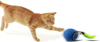 Smart Speedy 3.0 Interactive Cat Ball with Auto Obstacle Avoidance - Indoor Kitten Toy for Mental Stimulation &amp; Playtime Fun ，2025 Edition (Blue)