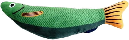 Cat Toys for Bored Indoor Adult Cats - Catnip Toys for Mental Stimulation, Interactive &amp; Durable Kicker Toys for Solo Play, Best for Lazy or Senior Cats(Green