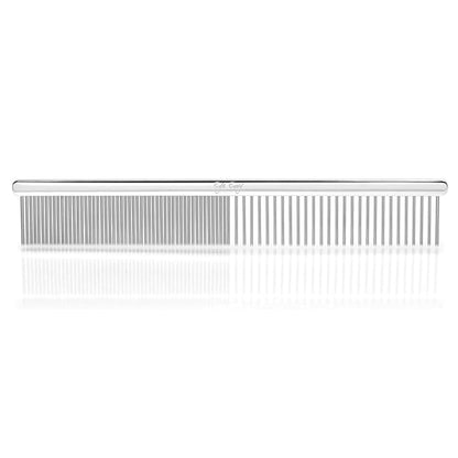 Eye Envy Tear Stain Remover Comb for Dogs and Cats. Fine/Coarse with 80 Rounded Pins. Gently Remove Crusty Eye Debris, Gunk and Boogers. Face and Feet Comb. Remove Tangles