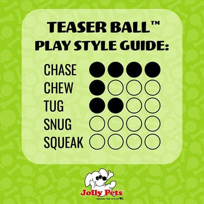 Jolly Pets Dog Teaser Ball 8 Inch, Purple,Large Breeds