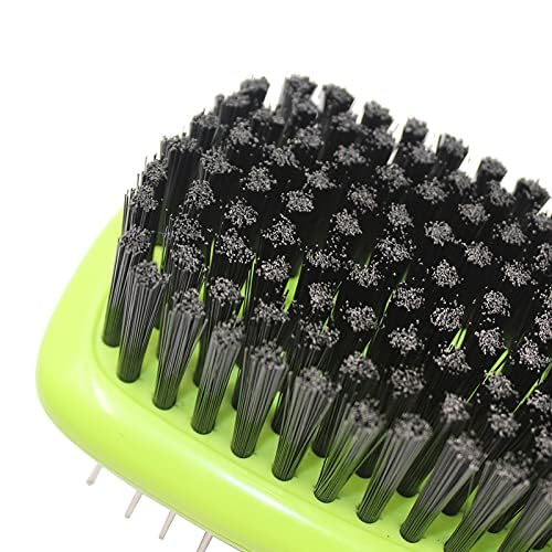H&amp;H Pets 2-in-1 Grooming Brush for Dogs &amp; Cats - Pin Slicker and Bristle Brush Combo, Perfect for Pet Hair Grooming