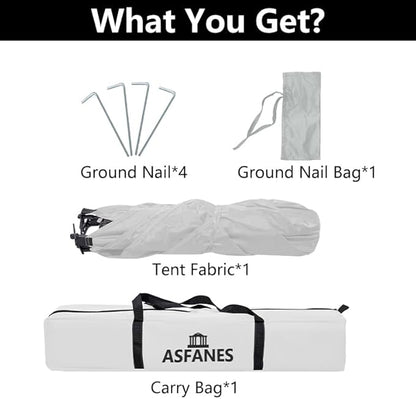 Outdoor Waterproof Pet Automatic Camping Tent, Pop up Cave Bed for Indoor Cats and Small Dogs, Portable Cat House Dog House, White.