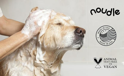 Pets - Gift Set with Travel Bag and Scrubber, Moisturizing and Gentle All Natural pet Shampoos with Aloe and Oatmeal