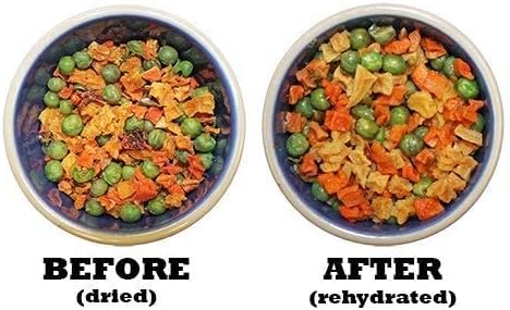 Veggie Blend - Healthy Natural Mixed Dried Vegetable Treat - Sweet Potatoes, Carrots, Peas - for Degus, Chinchillas, Sugar Gliders, Hedgehogs, Guinea Pigs &amp; Small Pets… (8 Ounce (Pack of 1))