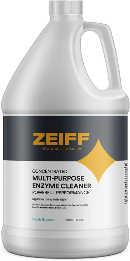 Pro-Grade Multi-Purpose Probiotic Enzyme Cleaner - Pet Stain and Odor Remover, Drain Cleaner - Powerful Cleaning &amp; Odor Eliminating Formula For Professional &amp; Home Surfaces - 1 Gallon