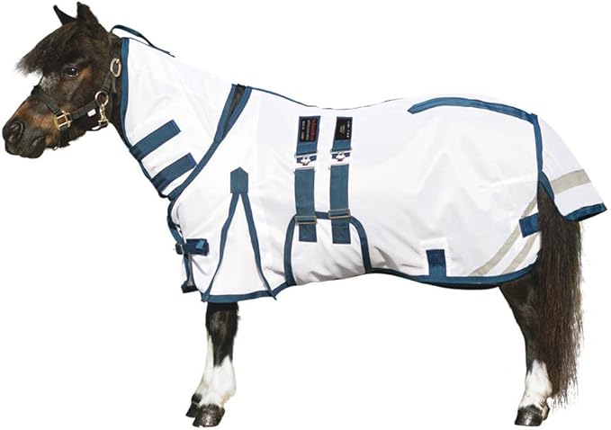 Schneiders Soft Interlock Mesh II Horse Fly Sheets | Superior UV &amp; Insect Protection | Versatile Euro Fit Option | Reflective Safety Design