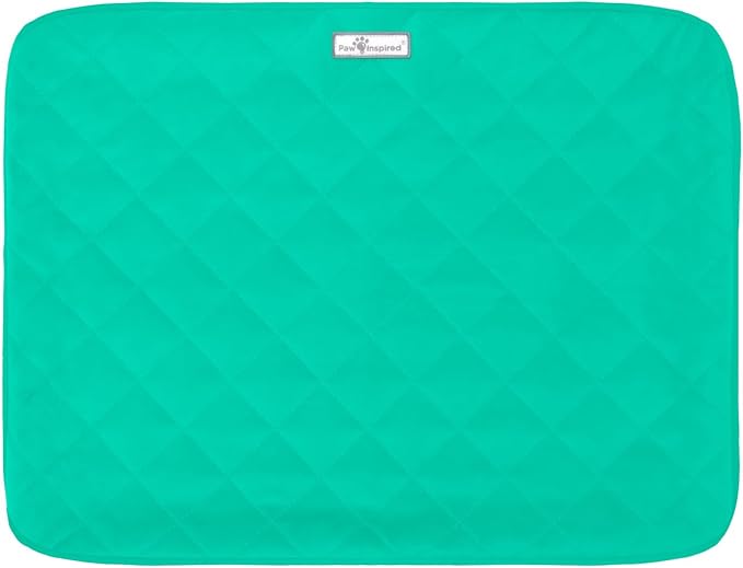 Paw Inspired Fitted Fleece Liner for Ferret Nation, Critter Nation Cage for Ferrets, Rats, Chinchillas, Hedgehogs &amp; Other Small Animals (Green, Shelf Liner)