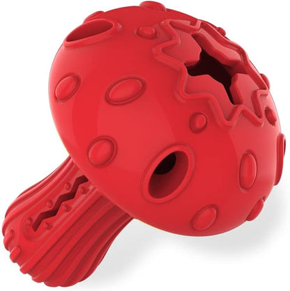 SCHITEC Dog Chew Toy for Large &amp; Medium Dogs, Rubber Treat Dispensing Toy for Aggressive Chewers, Interactive Slow Feeder Tough Puzzle Toys Teeth Cleaning