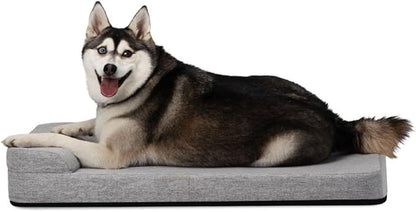 Diggs Bolstr Orthopedic Dog Bed with Headrest - Dog Crate Bed for Evolv Crate &amp; Other Standard Pet Kennels - Durable &amp; Comfortable - (Medium)