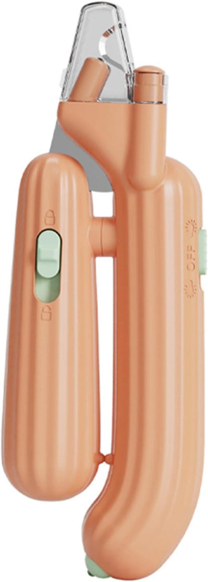 Cactus Shaped Cat Nail Clippers - Durable, Ergonomic Pet Grooming Tool for Cats &amp; Kittens - Safe, Sharp, and Comfortable Claw Trimmer(Orange)