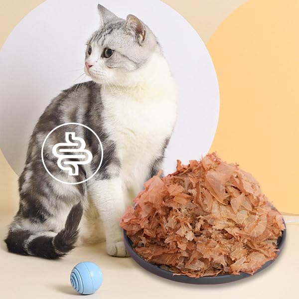 Purrfectpaws Premium Dried Bonito Flakes: Delicious Treats for Dogs &amp; Cats - All-Natural and High in Protein - 4oz Bag