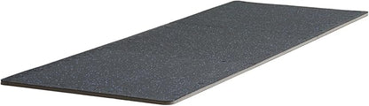 VEVOR 0.56 Inch Thick Gym Floor Tiles, 6 Tiles Rubber Top with EVA Foam, 25" x 25" Gym Flooring Workout Mats with 25 sq.ft Coverage, Interlocking Puzzle Gym Mats for Gym, Home, Garage, Black &amp; Blue