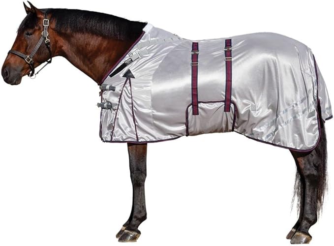 Dura-Tech RipGuard Adjusta-Fit Horse Fly Sheets | Self-Repairing Durability | Enhanced UV &amp; Insect Protection | Ideal for All Horse Breeds