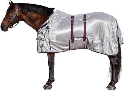 Dura-Tech RipGuard Adjusta-Fit Horse Fly Sheets | Self-Repairing Durability | Enhanced UV &amp; Insect Protection | Ideal for All Horse Breeds