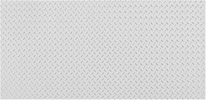 RESILIA Heavy Duty Garage Floor Runner &amp; Protector Mat - Slip Resistant Diamond Plate PVC Mats - Water, Spill, &amp; Stain Resistant, Silver (4 feet x 20 feet)