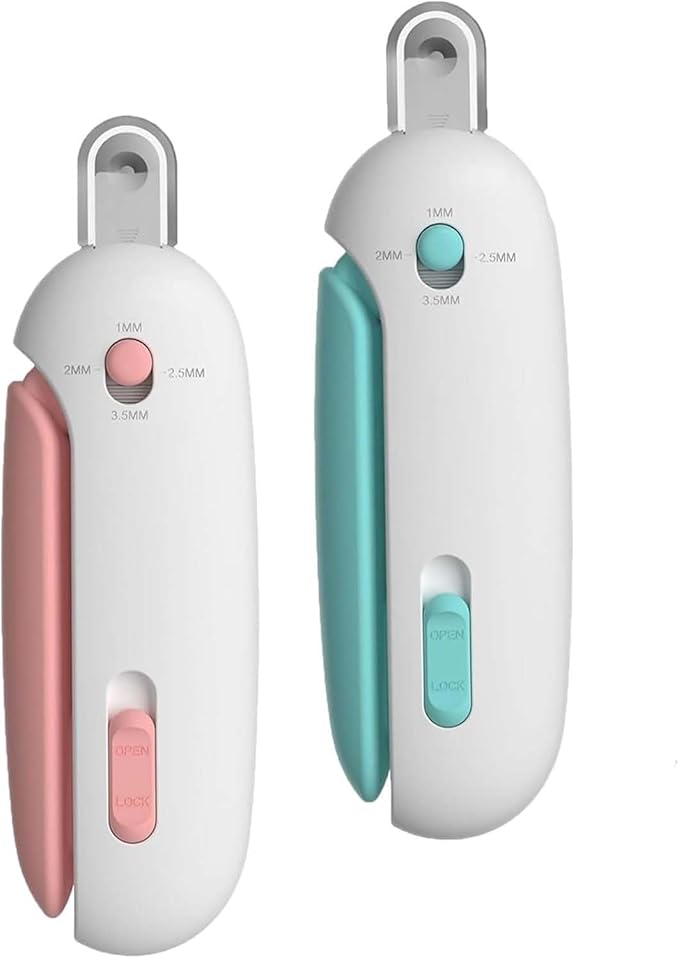 Celery Pets Nail Clippers, 2Pcs Adjustable Claw Clippers for Cats, Safe Pet Claw Clipper Grooming Tool for Small &amp; Large Cat &amp; Dog