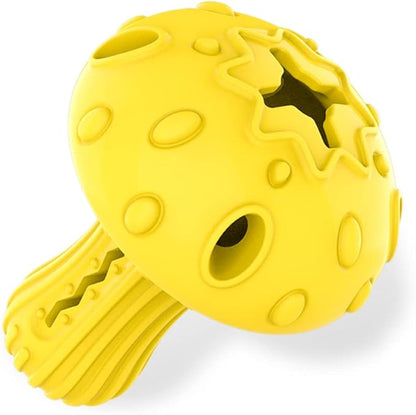 SCHITEC Dog Chew Toy for Large &amp; Medium Dogs, Rubber Treat Dispensing Toy for Aggressive Chewers, Interactive Slow Feeder Tough Puzzle Toys Teeth Cleaning