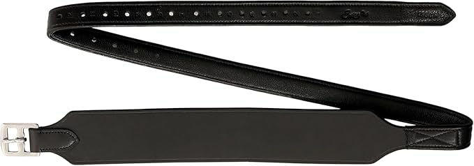 Exion Wide Stability Stirrup Leathers for English Saddles | Premium Cowhide Leather | Enhanced Leg Stability &amp; Comfort | Sizes: 48" to 62"