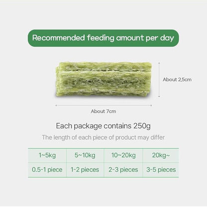 SSOMDALPET Chap Chap Dental Gum for Dogs, 30 Chews | Soft &amp; Chewy, Dental Care Treat, Large Pack, Joint &amp; Bone, Eye &amp; Skin, Gut &amp; Probiotics Options (30 Count, Joint &amp; Bone (Green/Apple))