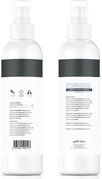 Smiling Paws Pets Advanced Spray for Cats &amp; Dogs Spray 4oz - 2 Pack
