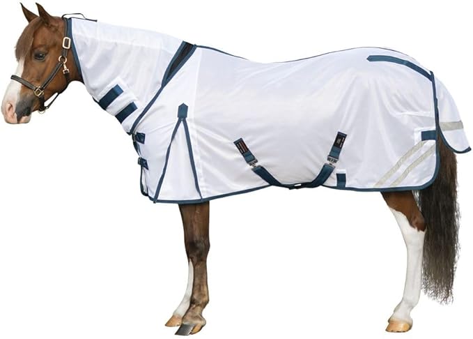 Schneiders Soft Interlock Mesh II Horse Fly Sheets | Superior UV &amp; Insect Protection | Versatile Euro Fit Option | Reflective Safety Design